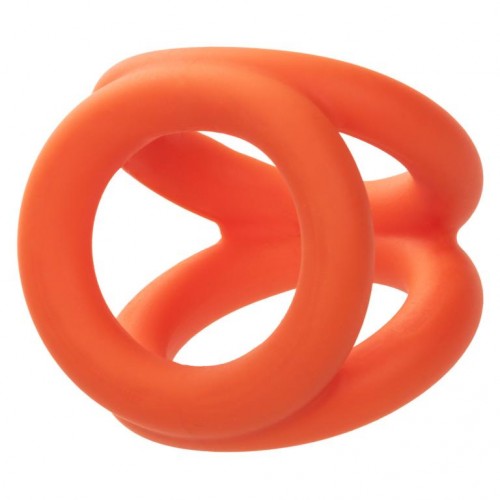 Купить Оранжевое тройное эрекционное кольцо Liquid Silicone Tri-Ring код товара: SE-1492-36-2 / Арт.399727. Секс-шоп в СПб - EROTICOASIS | Интим товары для взрослых 