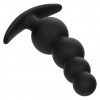 Фото товара: Черная анальная ёлочка для ношения Beaded Plug - 9 см., код товара: SE-2700-47-2/Арт.399739, номер 2