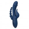 Купить Синий тройной вибромассажер Triple Orgasm код товара: SE-4386-05-3/Арт.399609. Секс-шоп в СПб - EROTICOASIS | Интим товары для взрослых 
