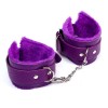 Фото товара: Фиолетовые наручники с меховой подкладкой, код товара: 9100149/Арт.402117, номер 1