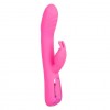 Купить Розовый вибратор-кролик Elite Rocking Rabbit - 22,75 см. код товара: SE-0615-05-3/Арт.402854. Секс-шоп в СПб - EROTICOASIS | Интим товары для взрослых 