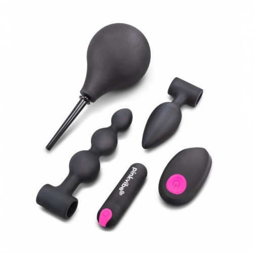Купить Черный анальный набор для начинающих Pink Vibe код товара: PV-10011/Арт.404516. Секс-шоп в СПб - EROTICOASIS | Интим товары для взрослых 