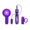 Фото товара: Набор из 2 фиолетовых эрекционных колец с вибрацией, код товара: PV-10016/Арт.404521, номер 4