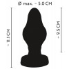Фото товара: Черная анальная пробка Super Soft Butt Plug - 11,1 см., код товара: 05554100000/Арт.408270, номер 5