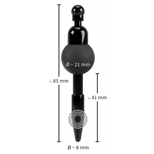 Фото товара: Черный уретральный вибростимулятор Vibrating Penis Plug, код товара: 054015850000/Арт.408271, номер 5