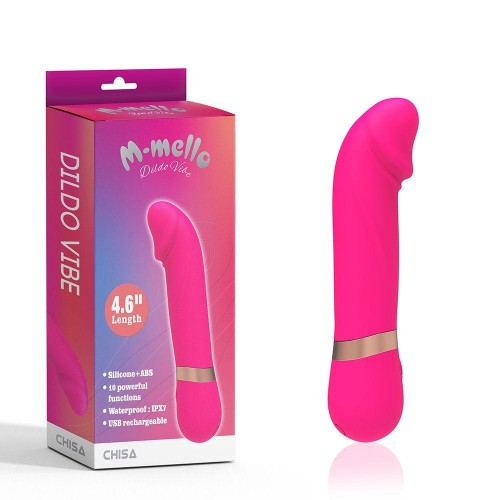 Фото товара: Розовый мини-вибратор с загнутой головкой Dildo Vibe - 11,7 см., код товара: CN-840917936/Арт.409239, номер 1