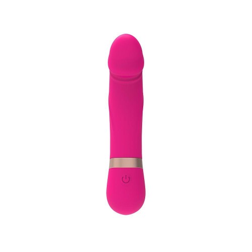 Фото товара: Розовый мини-вибратор с загнутой головкой Dildo Vibe - 11,7 см., код товара: CN-840917936/Арт.409239, номер 2