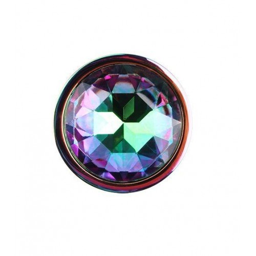 Фото товара: Радужная металлическая пробка Jewelled Metel Butt Plug - 7,1 см., код товара: CN-191430170/Арт.409299, номер 2