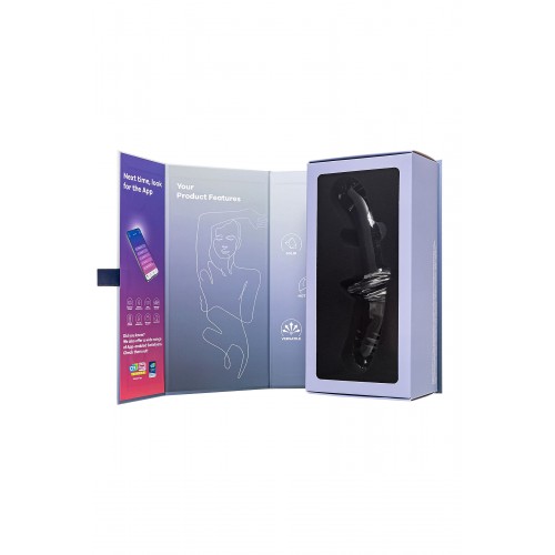 Фото товара: Прозрачный двусторонний стеклянный фаллоимитатор Satisfyer Double Crystal - 19,5 см., код товара: 4045665/Арт.412254, номер 6