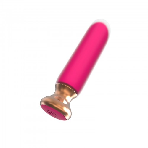 Фото товара: Розовый перезаряжаемый мини-вибратор - 12 см., код товара: MY-222/Арт.414448, номер 6