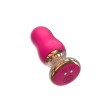 Фото товара: Розовая перезаряжаемая анальная пробка с вибрацией - 8,9 см., код товара: MY-1705/Арт.414449, номер 1