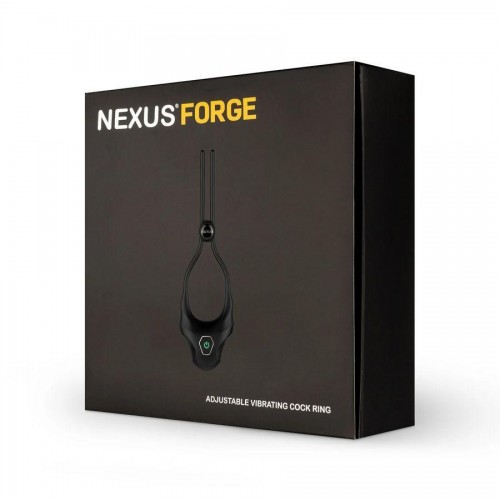 Фото товара: Черное эрекционное лассо с вибрацией Nexus Forge, код товара: FCR003/Арт.414840, номер 1