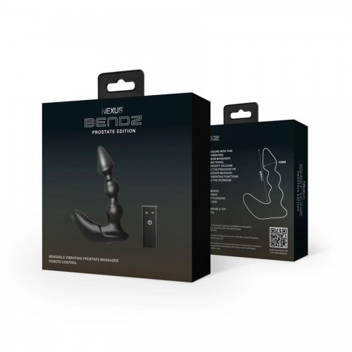 Фото товара: Черный вибростимулятор Nexus Bendz Prostate Edition - 14,1 см., код товара: BEN002/Арт.415078, номер 3