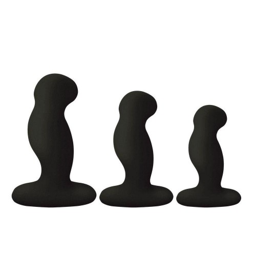 Купить Набор из 3 черных вибровтулок Nexus G-Play+ Trio код товара: PGPT002/Арт.415087. Секс-шоп в СПб - EROTICOASIS | Интим товары для взрослых 