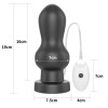 Фото товара: Черная анальная вибровтулка 7  King Sized Vibrating Anal Rammer - 18 см., код товара: LV120116/Арт.415401, номер 1