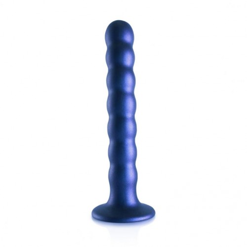 Фото товара: Синий фаллоимитатор Beaded G-Spot - 17 см., код товара: OU823MBL/Арт.416528, номер 2