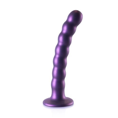 Купить Фиолетовый фаллоимитатор Beaded G-Spot - 17 см. код товара: OU823MPU/Арт.416530. Секс-шоп в СПб - EROTICOASIS | Интим товары для взрослых 