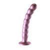 Купить Розовый фаллоимитатор Beaded G-Spot - 21 см. код товара: OU824ROS/Арт.416532. Секс-шоп в СПб - EROTICOASIS | Интим товары для взрослых 