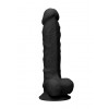 Фото товара: Черный фаллоимитатор Realistic Cock With Scrotum - 22,8 см., код товара: REA077BLK/Арт.416538, номер 2