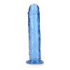 Купить Синий фаллоимитатор Crystal Clear на присоске - 25 см. код товара: REA154BLU1/Арт.416560. Секс-шоп в СПб - EROTICOASIS | Интим товары для взрослых 