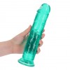 Фото товара: Зеленый фаллоимитатор Crystal Clear на присоске - 25 см., код товара: REA154TUR1/Арт.416562, номер 2