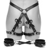 Фото товара: Черная сбруя Bondage Harness на бедра с бантиками - размер M-L, код товара: AH088-ML/Арт.416600, номер 2