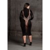 Фото товара: Облегающее длинное платье Carme с пикантной спинкой, код товара: SHA006BLKOSX/Арт.416680, номер 1