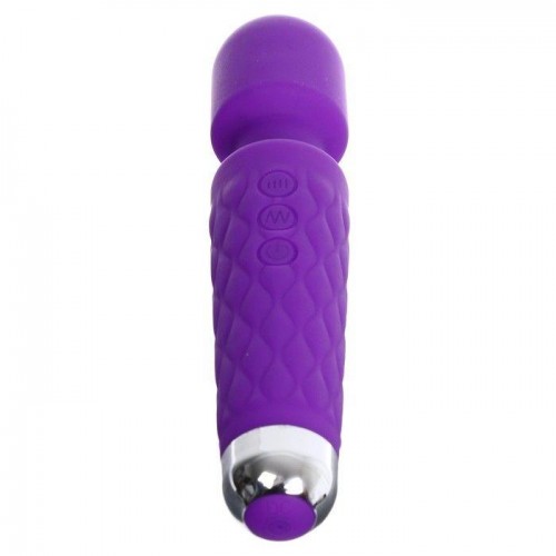 Фото товара: Фиолетовый wand-вибратор с подвижной головкой - 20,4 см., код товара: 9771450/Арт.418066, номер 5