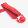 Фото товара: Красный кляп-шар с фиксацией рук за спиной, код товара: 9269533/Арт.418140, номер 4
