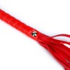 Фото товара: Красная многохвостая плеть с петлей на рукояти - 55 см., код товара: 9857300/Арт.418146, номер 2