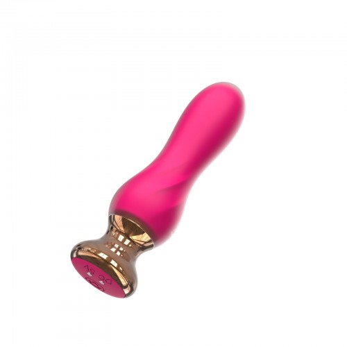 Фото товара: Розовый мини-вибратор Mini Vibrator с пультом ДУ - 12,5 см., код товара: MY-611/Арт.418230, номер 1