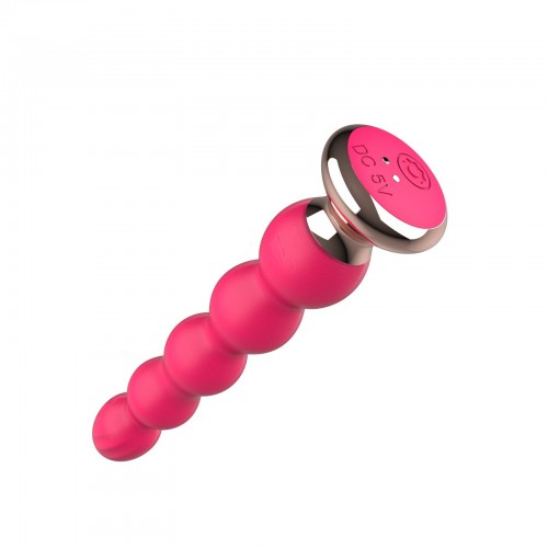 Фото товара: Розовый вибратор-ёлочка Mini Vibrator с пультом ДУ - 19 см., код товара: MY-802/Арт.418231, номер 1