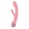 Купить Розовый двусторонний вибромассажер Triple Lover - 23,7 см. код товара: 4018218/Арт.418319. Секс-шоп в СПб - EROTICOASIS | Интим товары для взрослых 