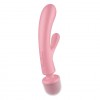 Фото товара: Розовый двусторонний вибромассажер Triple Lover - 23,7 см., код товара: 4018218/Арт.418319, номер 5