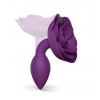 Фото товара: Фиолетовая анальная пробка с ограничителем-розой Open Rose Size S Butt Plug, код товара: 6032404/Арт.420802, номер 3