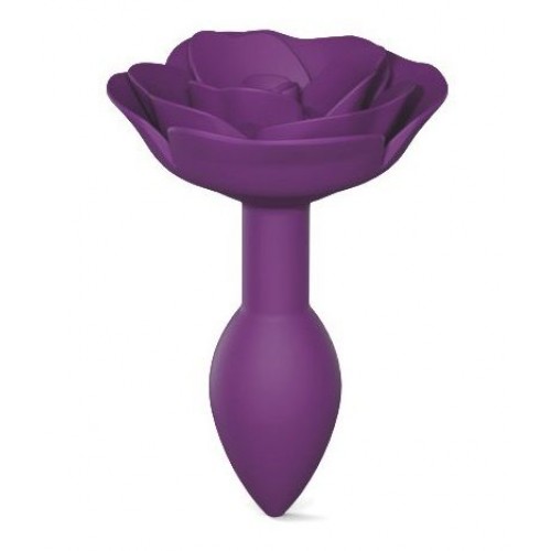 Купить Фиолетовая анальная пробка с ограничителем-розой Open Rose Size S Butt Plug код товара: 6032404/Арт.420802. Секс-шоп в СПб - EROTICOASIS | Интим товары для взрослых 