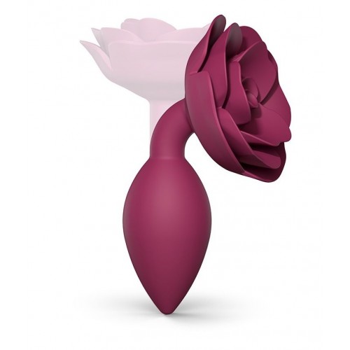 Фото товара: Сливовая анальная пробка с ограничителем-розой Open Rose Size M Butt Plug, код товара: 6032411/Арт.420803, номер 2