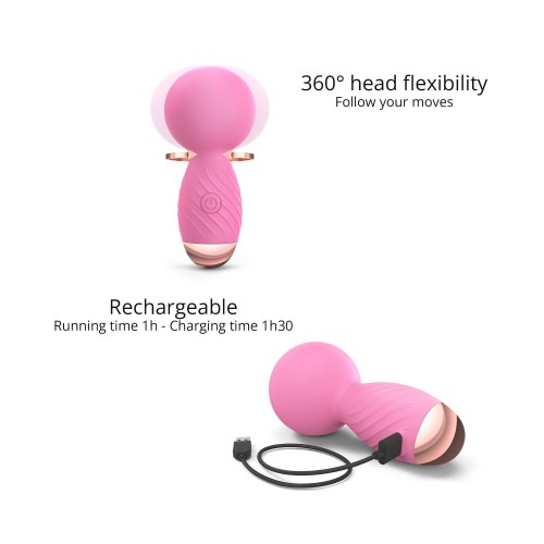 Фото товара: Розовый мини-wand вибратор Itsy Bitsy Mini Wand Vibrator, код товара: 6033005/Арт.420804, номер 2
