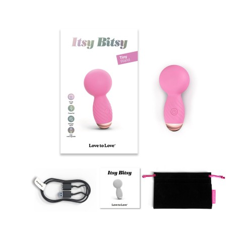 Фото товара: Розовый мини-wand вибратор Itsy Bitsy Mini Wand Vibrator, код товара: 6033005/Арт.420804, номер 3