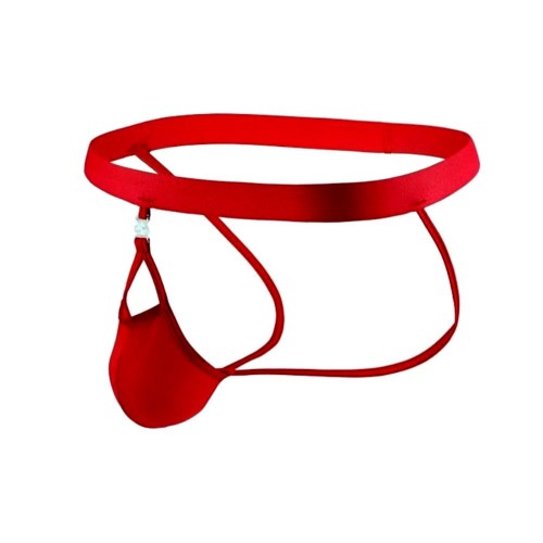 Фото товара: Красные сексуальные трусы-джоки на тонких ремешках, код товара: RR4004-8/Арт.423468, номер 3
