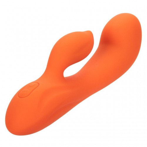 Фото товара: Оранжевый вибромассажер Stella Liquid Silicone Dual “G” - 17,75 см., код товара: SE-4368-20-3/Арт.427129, номер 8