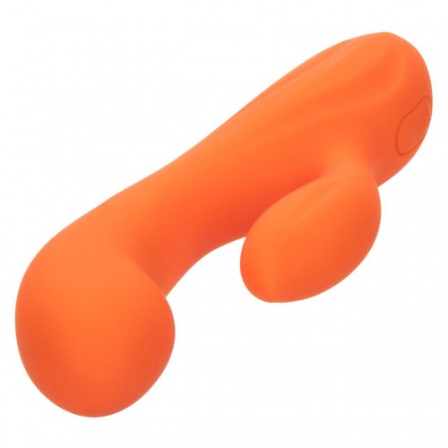 Фото товара: Оранжевый вибромассажер Stella Liquid Silicone Dual “G” - 17,75 см., код товара: SE-4368-20-3/Арт.427129, номер 9