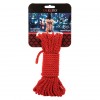 Фото товара: Красная мягкая веревка для бондажа BDSM Rope 32.75 - 10 м., код товара: SE-2711-96-2/Арт.427150, номер 2
