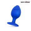 Купить Синяя силиконовая анальная втулка - 7 см. код товара: SF-40198/Арт.427161. Секс-шоп в СПб - EROTICOASIS | Интим товары для взрослых 