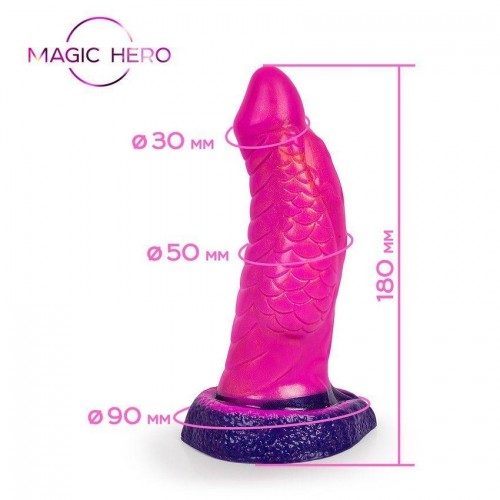 Фото товара: Розовый фантазийный фаллоимитатор - 17,5 см., код товара: MH-13016/Арт.427306, номер 3