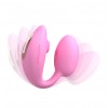Фото товара: Розовый U-образный стимулятор клитора и точки G с пультом ДУ Wonderlover, код товара: 6033203/Арт.427664, номер 2