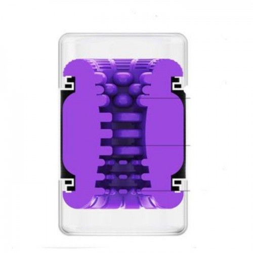 Фото товара: Фиолетовый сквозной мастурбатор Through HARD, код товара: 9914915/Арт.428532, номер 6