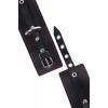 Фото товара: Черные кожаные однослойные наручники с контрастной строчкой, код товара: 02171/Арт.429940, номер 6