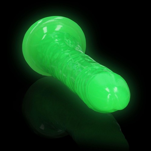 Фото товара: Зеленый люминесцентный фаллоимитатор на присоске - 22 см., код товара: REA143GLOGRN1/Арт.430256, номер 3