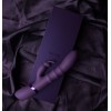 Фото товара: Фиолетовый вибромассажер-кролик с 3 стимулирующими кольцами Sora - 24,2 см., код товара: VIVE054PUR/Арт.430267, номер 5